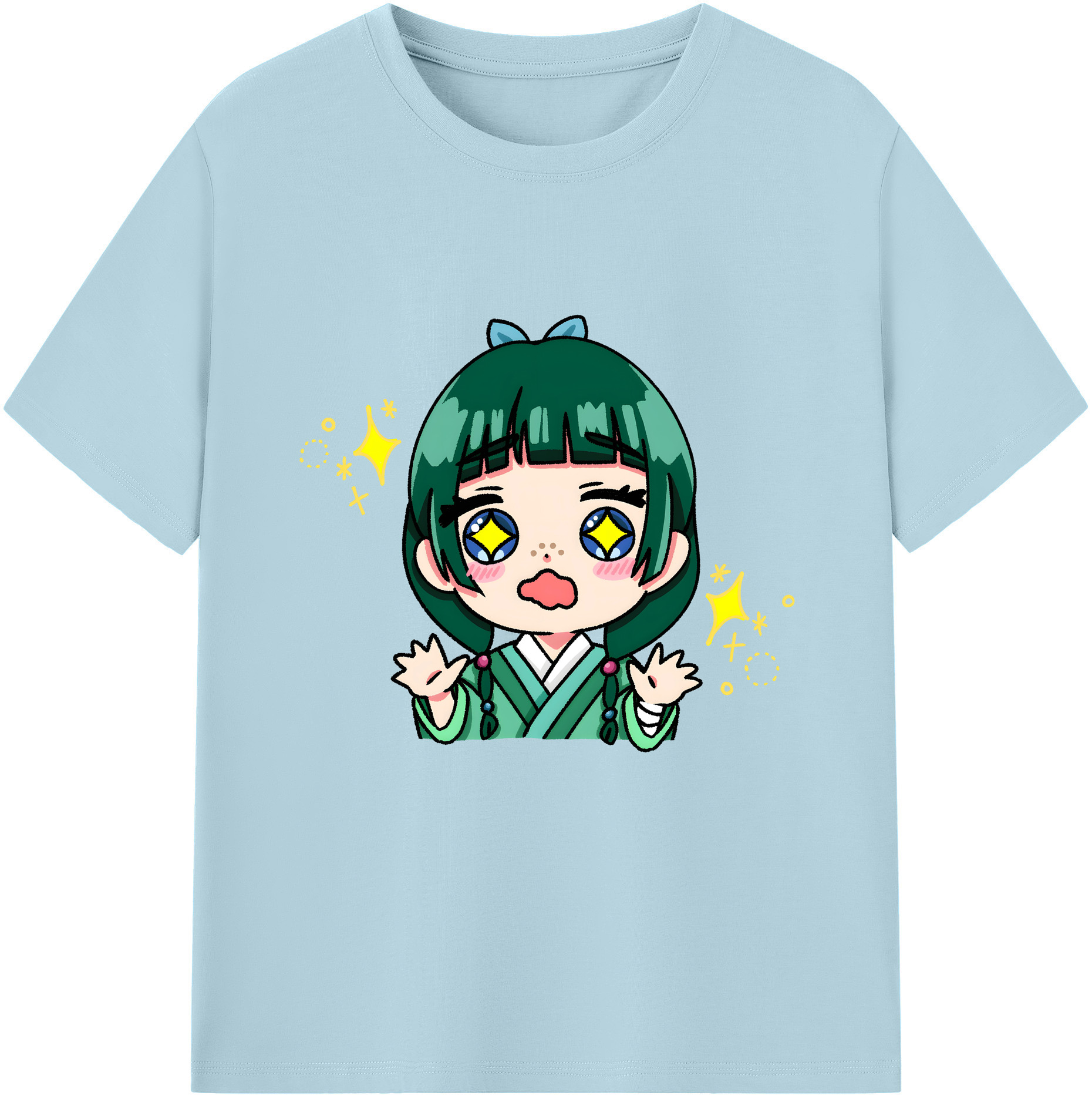 （画像用） 薬屋のひとりごと The Apothecary Diaries 綿100％半袖Tシャツ（フロントプリント）